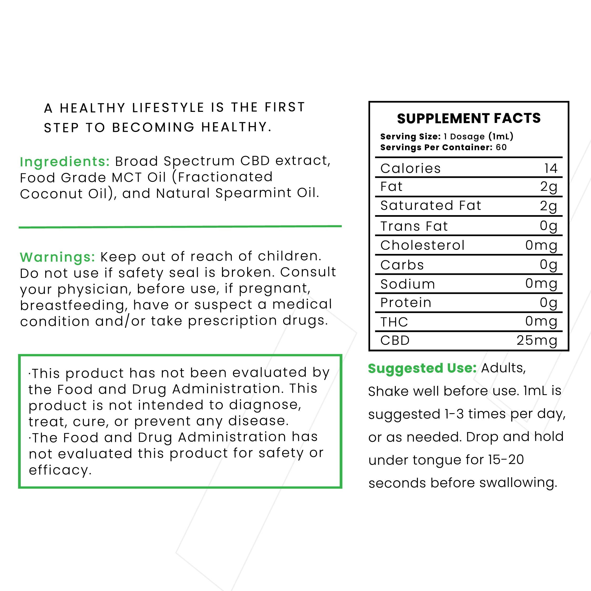 Full Spectrum CBD Tincture 1500MG - FlexCBD