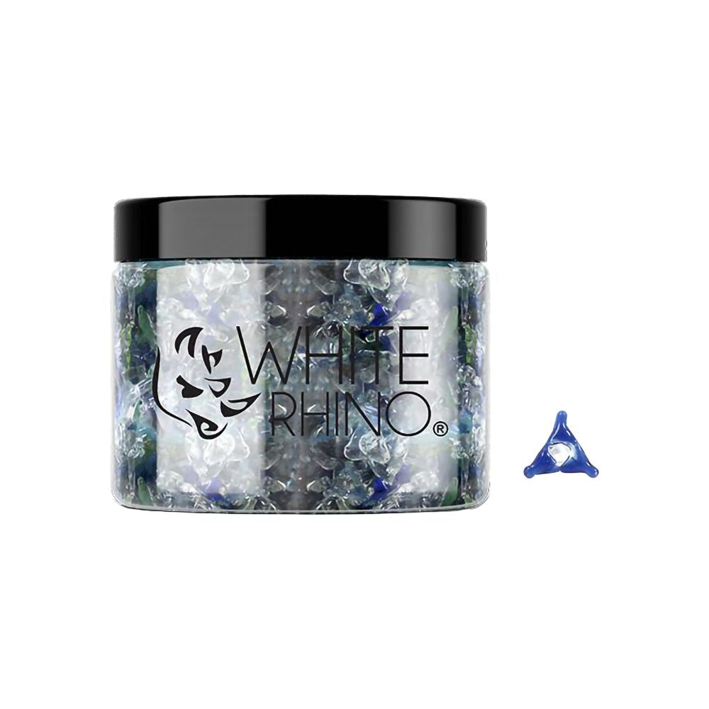 White Rhino Glass Screen | Assorted Colors | 400ct Jar