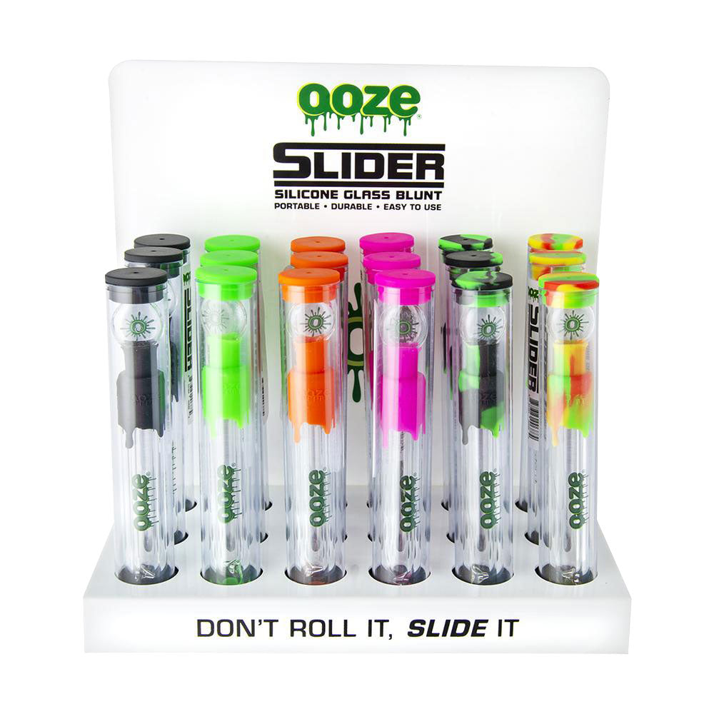 Ooze Slider Glass Blunt - 5" - 16PC