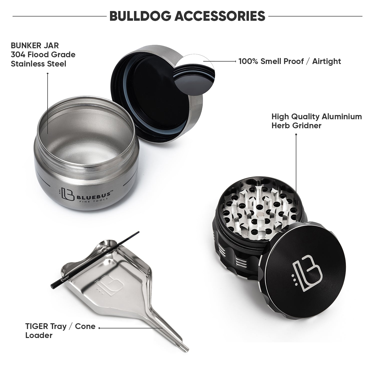BULLDOG Smell Proof stash Bag