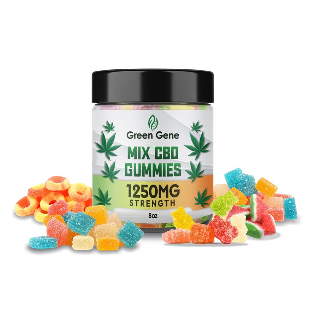 Green Gene High Potency CBD Mix Gummies 625MG - 5000MG
