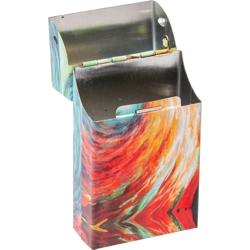 Fujima Metal Cigarette Case Kingsize - 12pcs