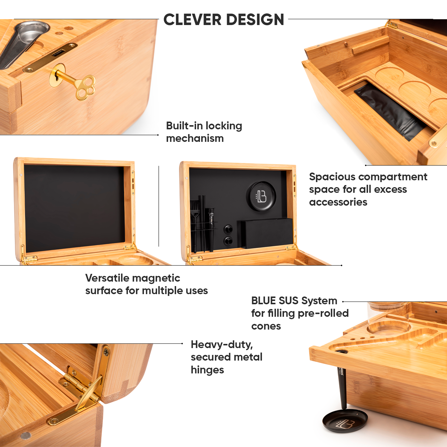 DISCOVERY 1.0 Storage stash Box Natural