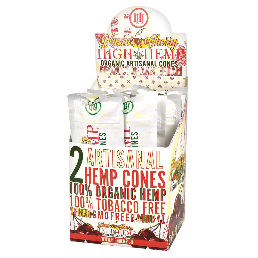High Hemp Organic Artisanal Cones - 2pk 15pcs
