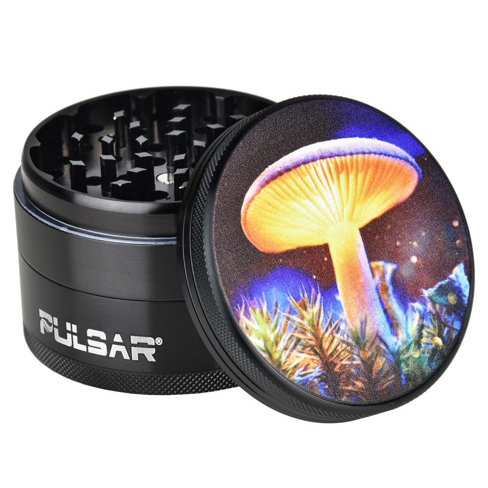 Pulsar Artist Series Grinder - Mystical Mushroom