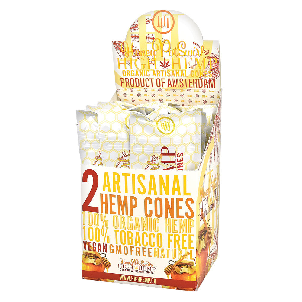 High Hemp Organic Artisanal Cones - 2pk 15pcs