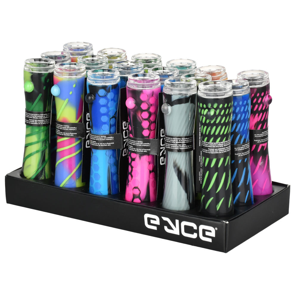 Eyce Oraflex Shorty Chillum - 3.5"/Assorted Colors 18pc