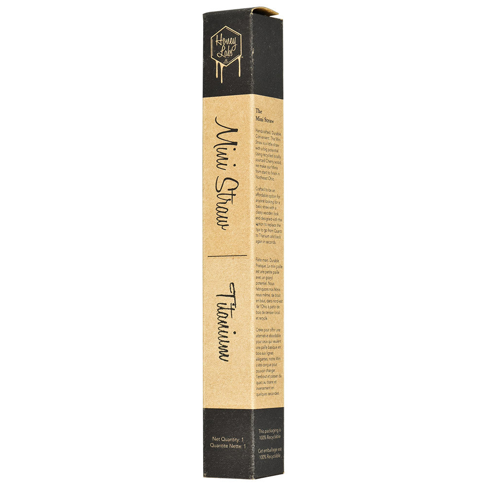 Honey Labs American Hardwood Mini Vapor Straw - 5"