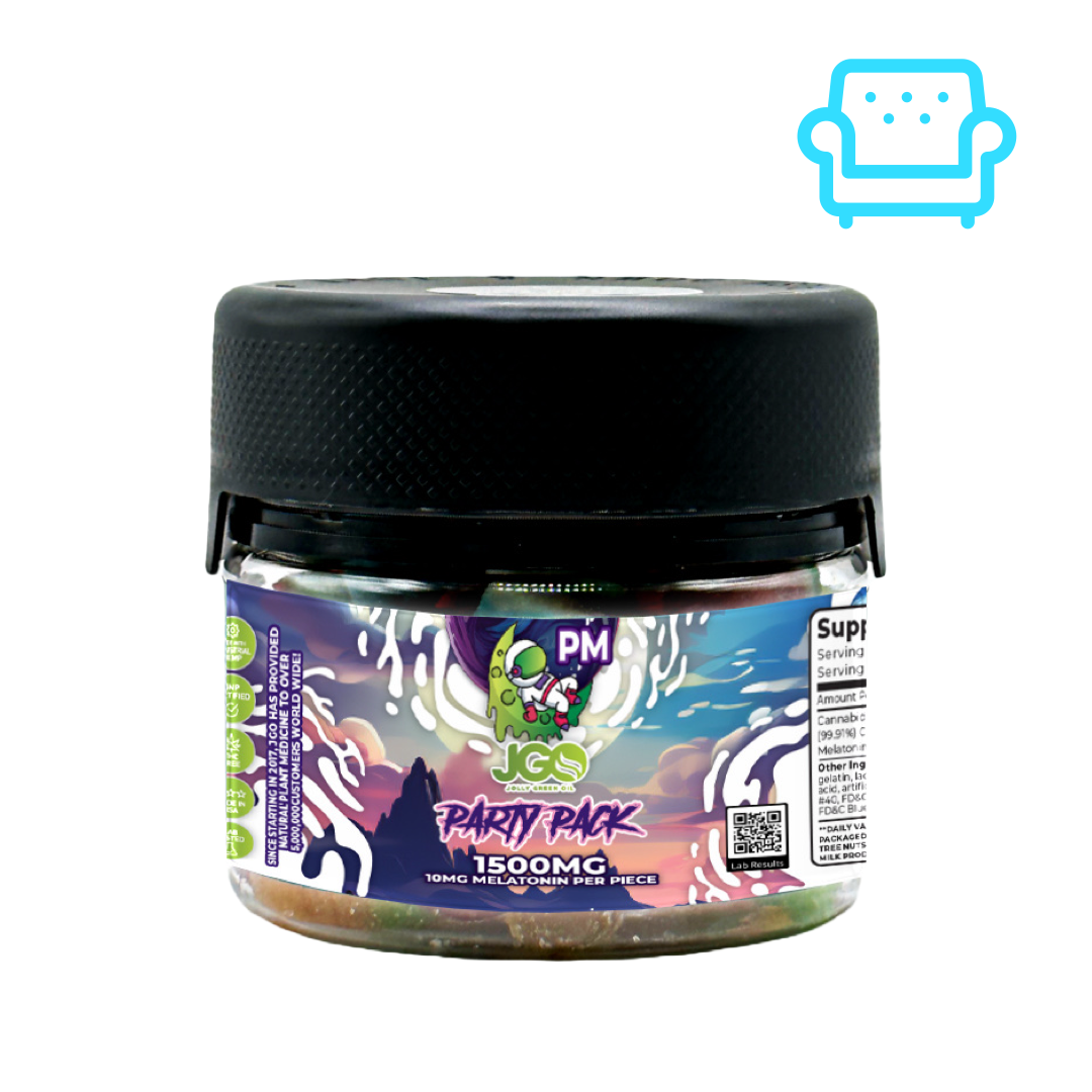 JGO CBD Party Pack PM Gummies, 1500 mg, 30 ct
