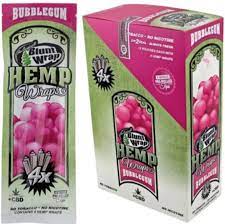 Orginal Blunt Wrap Hemp Wraps Bubble Gum-BOX/DISPLAY