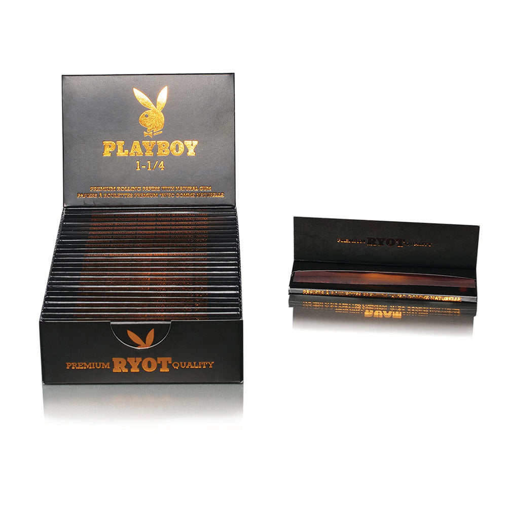 Playboy x RYOT Rolling Papers - Rose Gold / 1 1/4" 25pcs