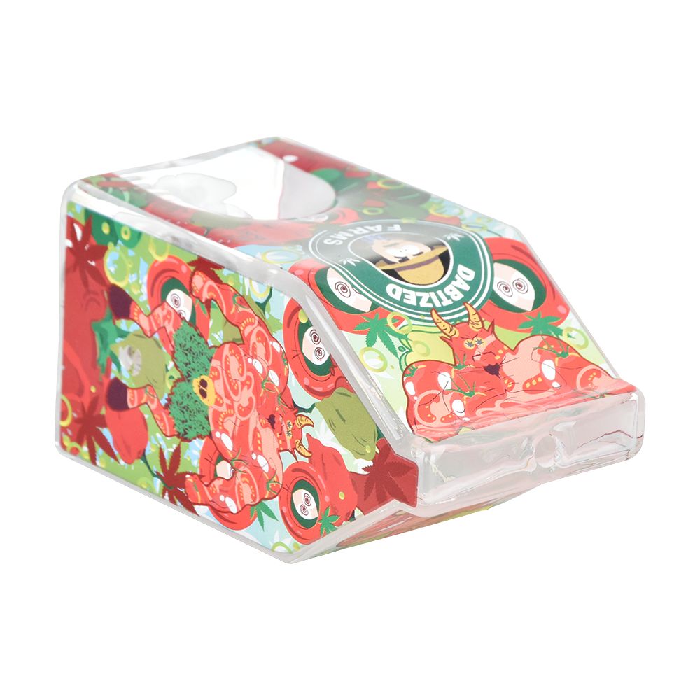 Dabtized Juice Carton LED Glass Hand Pipe - 3.75"