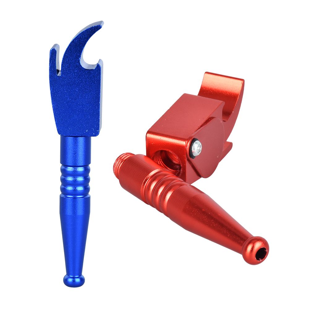 Metal Hand pipe w/ Bowl Cover - 4.25" / 24ct