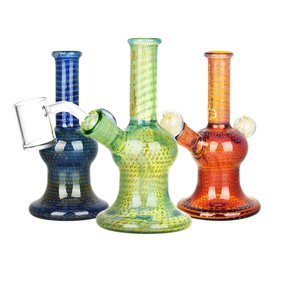Pulsar Blooming Bubble Matrix Mini Dab Rig - 5.75" - 14mm F