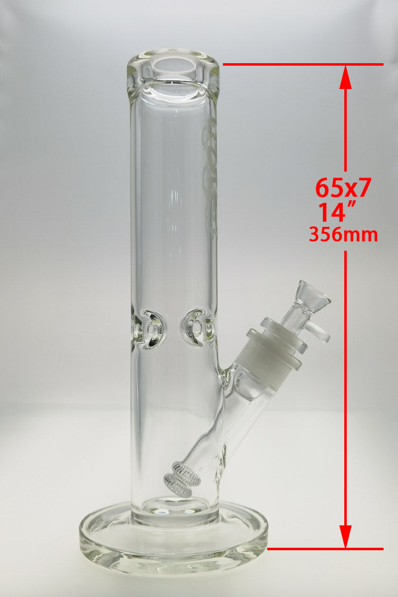 TAG - 14" Straight Tube 65x7MM - 28/18MM Double UFO Downstem (4.00")