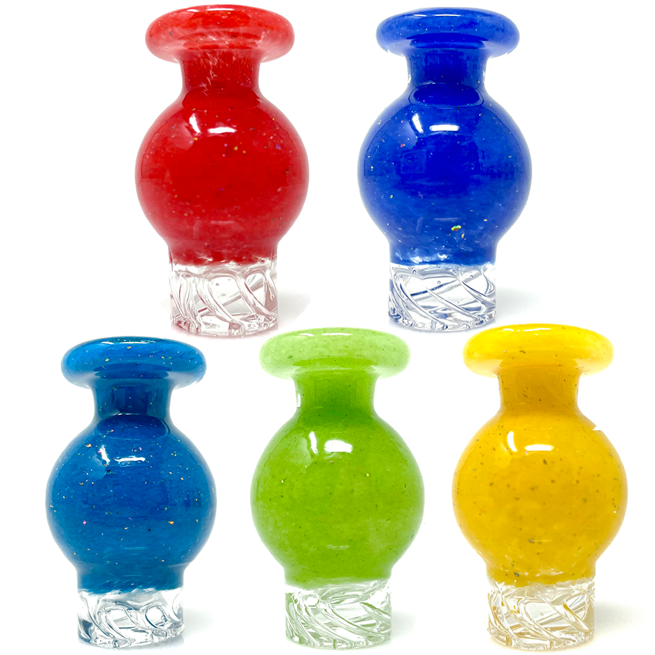 AFM Dot Turbo Glass Spinner Carb Cap + 2 Pearls