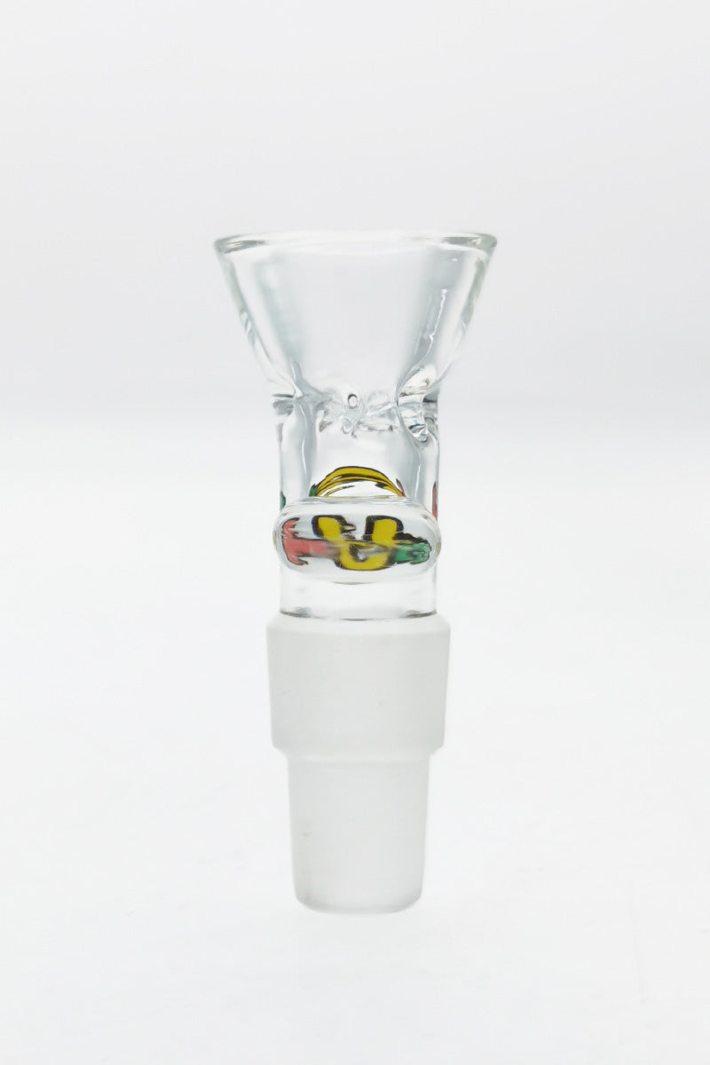 TAG - Multi Fitting Slide - 14/18MM Male Slide with Pinched Screen and Handle