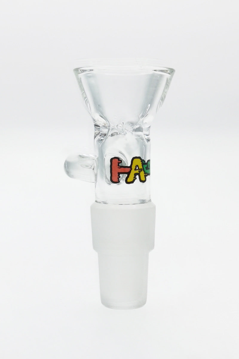 TAG - Multi Fitting Slide - 14/18MM Male Slide with Pinched Screen and Handle
