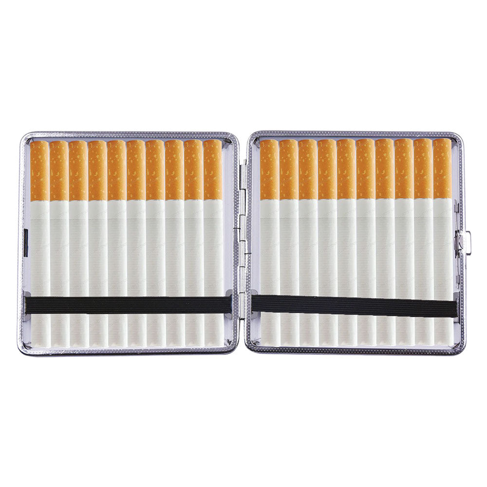 Fujima Faux Leather Cigarette Case - King Size/ 12PC