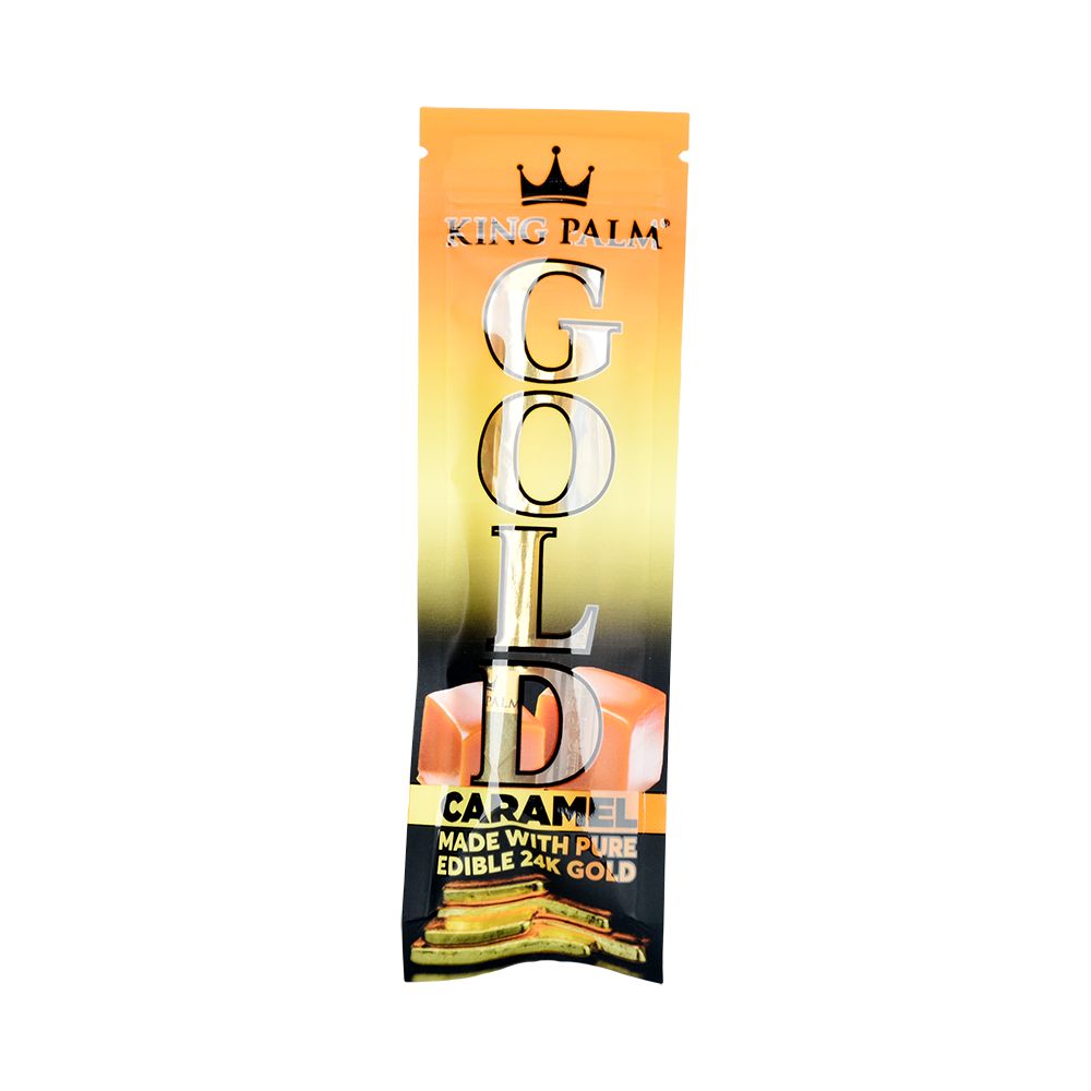 King Palm 24K Gold Cones - King Size / 1pc / Caramel 15pk