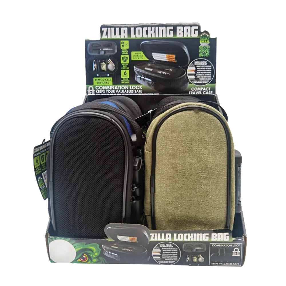 Smokezilla Locking Padded Bag - 8"x5"/ 6pcs