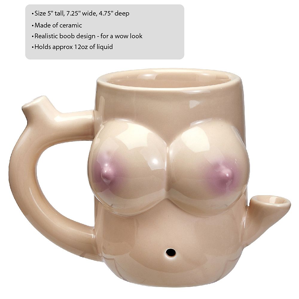 BOOB  MUG - NOVELTY PIPE
