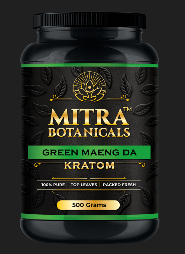 Mitra Botanicals Green Maeng Da – Kratom (500 Grams Powder)