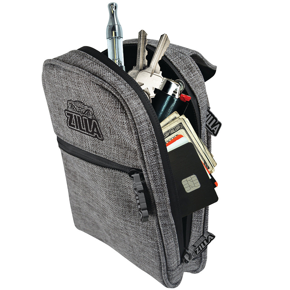Smokezilla Smell Proof Sling Bag - 8"x5.5" 4pcs