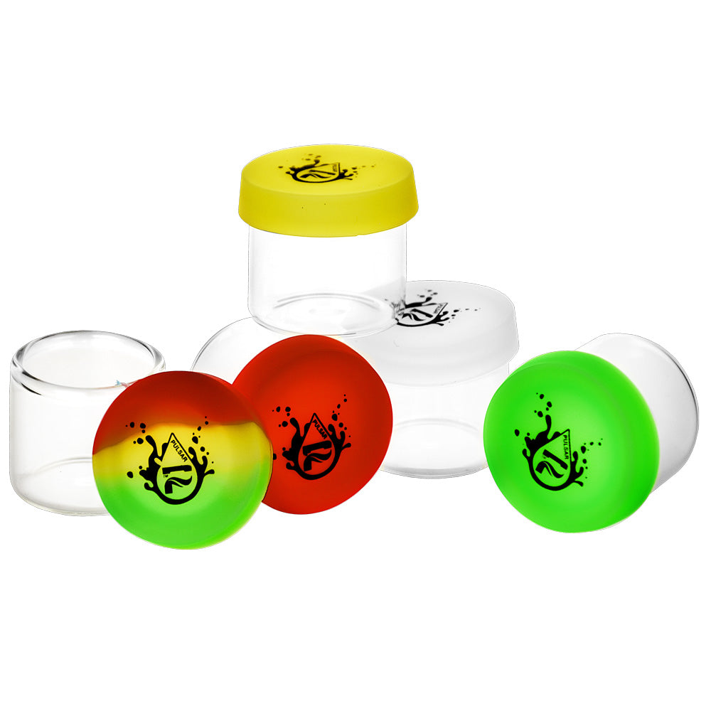 Pulsar RIP Series Glass Terp Jar - 6ml / Assorted Colors 70pcs