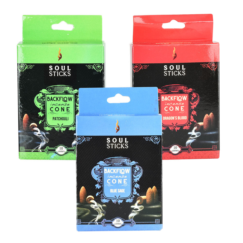 Backflow Incense Cones 12pcs  - Asst Scents
