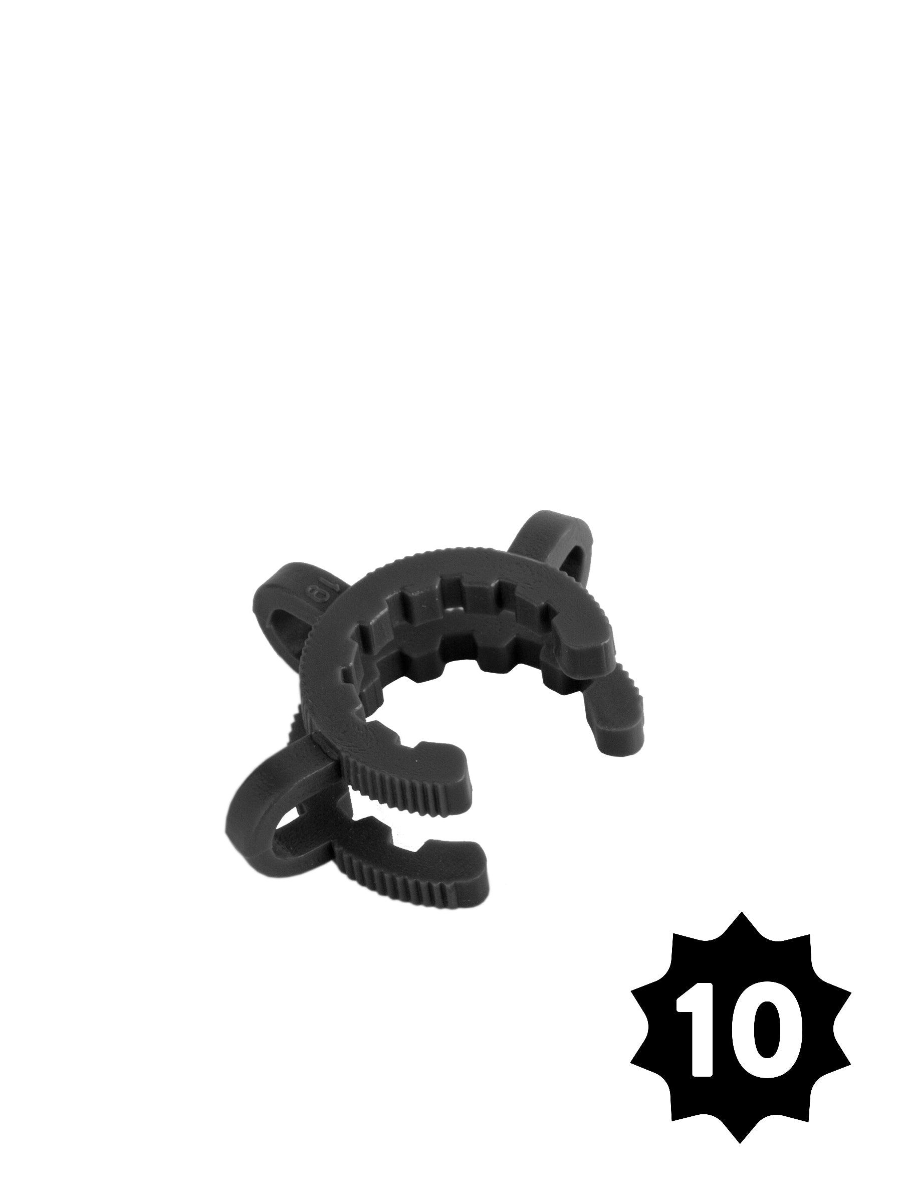 GRAV® 19mm Plastic Joint Clamp - Assorted Colors - Pack of 10