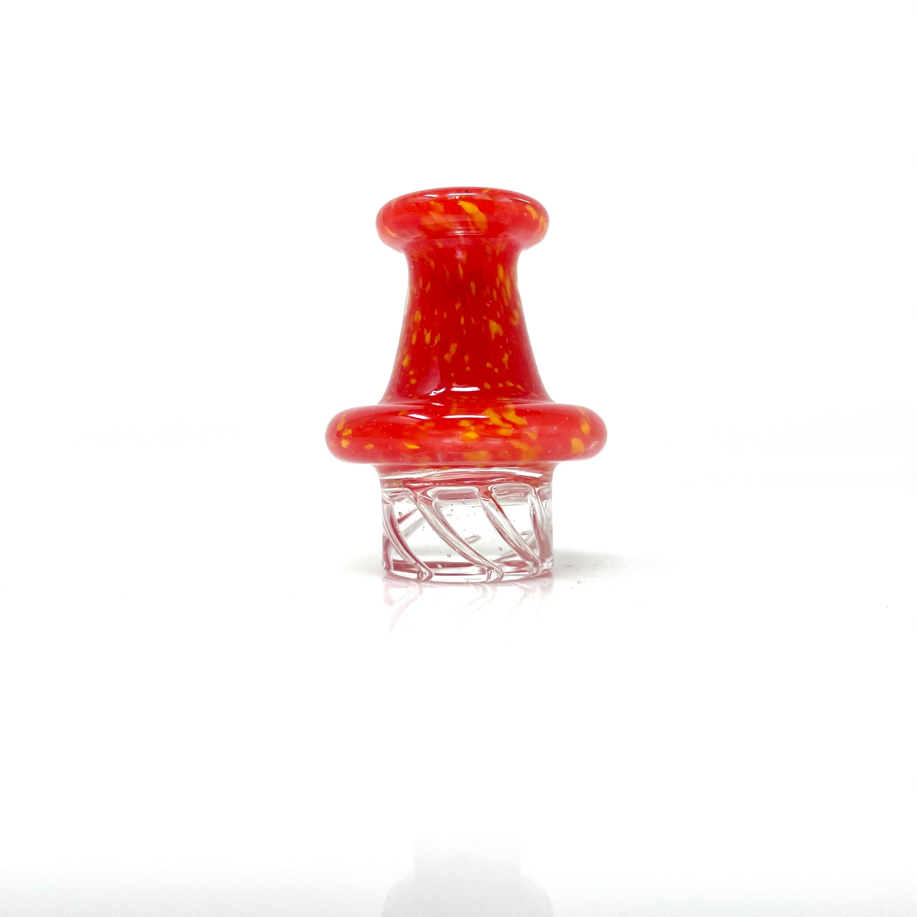 AFM Color Dot Turbo Glass Spinner Carb Cap + 2 Pearls