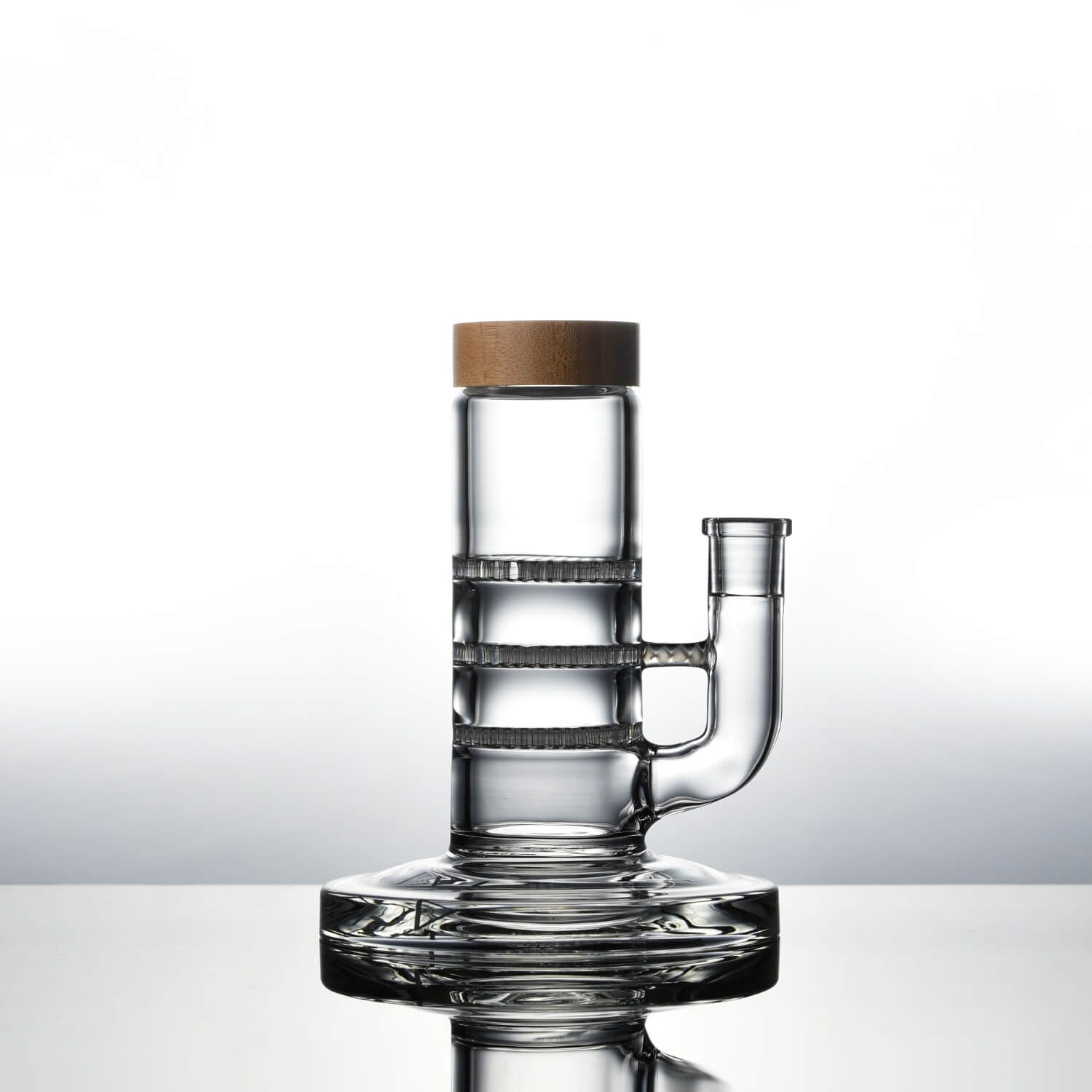 Vitae Glass Tri-combs Base