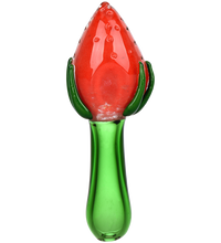 Strawberry Remedy Glass Hand Pipe - 5"