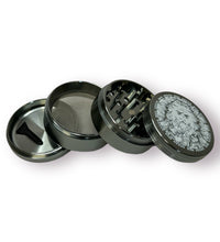 Green Man Gray 4-Piece Aluminum Grinder, 2.5"