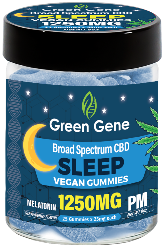 Green Genie Organic CBD Infused Mood Based Vegan Gummies - 625MG to 2500MG