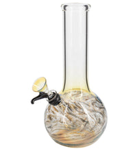 LA Pipes Raked Tiger Stripe Accented Beaker Bong 8"