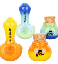 Pulsar Puff & Stash Glass Spoon Pipe & Jar | 2.5"