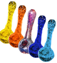 Pulsar Melting Color Fritted Spoon Pipe - 4.5" / Colors Vary