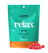 cbdMD Delta 9 THC Relax Gummies 100MG - Tropical Punch