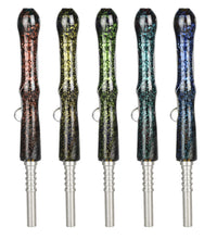 Pulsar Galaxy Glass Dab Straw - 6.5" / Colors Vary