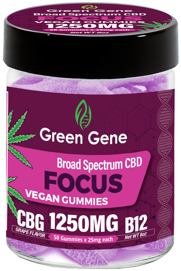 Green Genie Organic CBD Infused Mood Based Vegan Gummies - 625MG to 2500MG