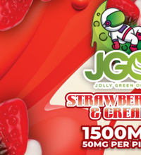 JGO CBD Strawberries & Cream, 1500 mg, 30 ct (THC FREE)