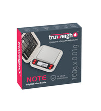 Truweigh Mini NOTE Digital Pocket Scale | 100G x 0.01g