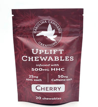 Uplift Chewables | HHC+Caffeine | Cherry 20ct bag