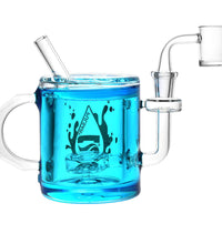 Pulsar Coffee Cup Glycerin Dab Rig | 6" | 14mm F