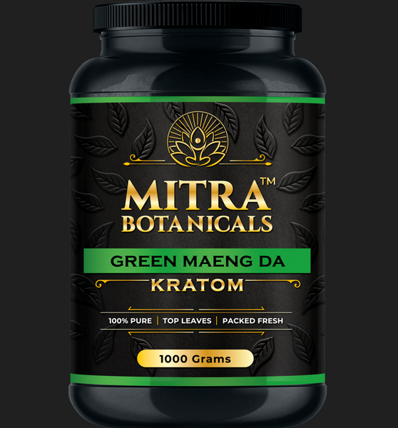 Mitra Botanicals Green Maeng Da – Kratom (1000 Grams Powder)