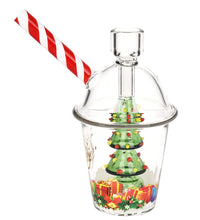 Pulsar Christmas Tree Glass Bubbler Pipe - 6"