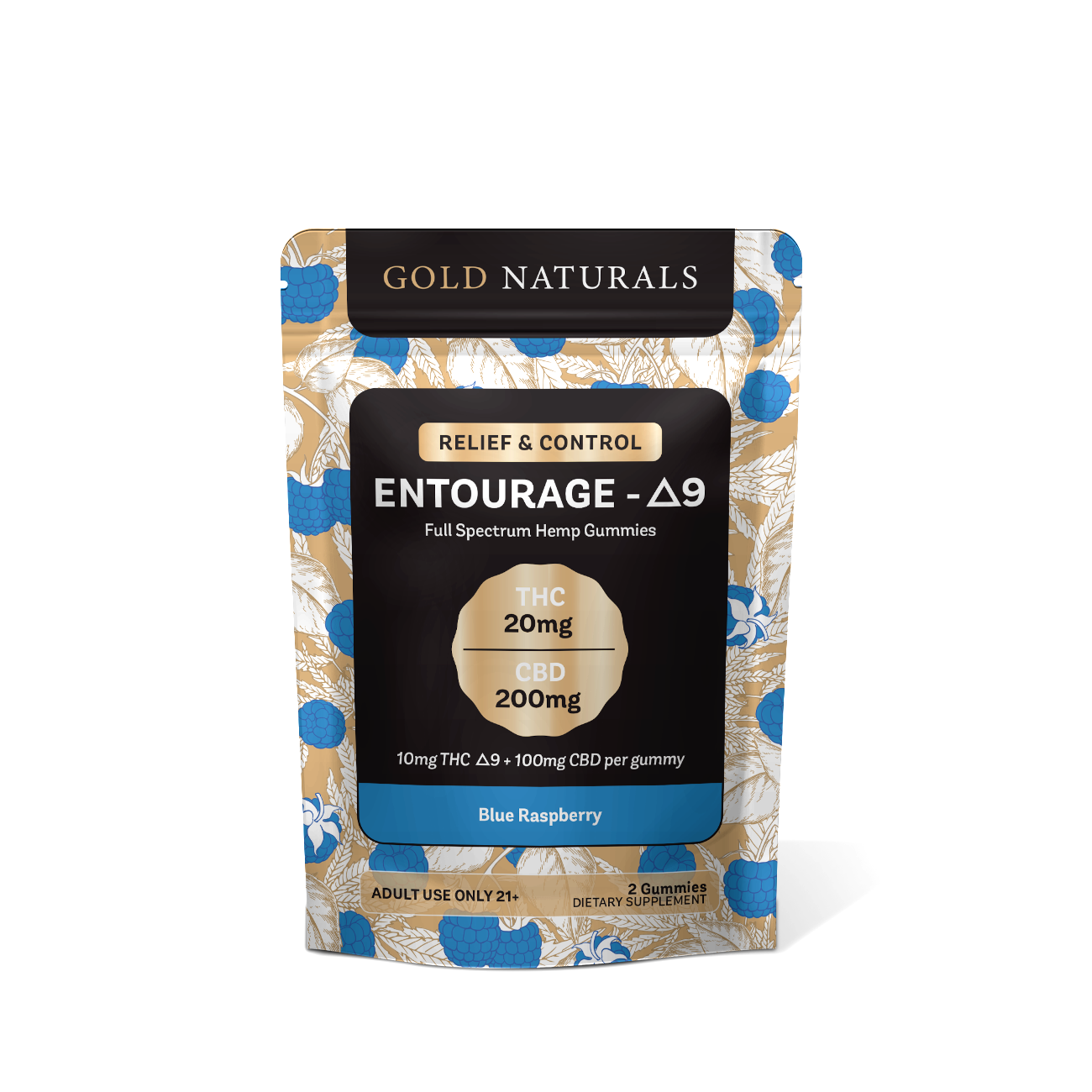 Gold Naturals Entourage Δ9 Gummy
