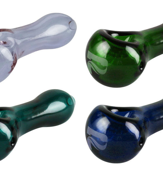 Pulsar Spoon Pipe Built-In Honeycomb Screen- 4"/Colors Vary